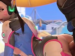 Pornographic Video Featuring D.va From Overwatch