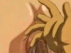 A Japanese Anime Girl Receives Anal Sex From A Penis